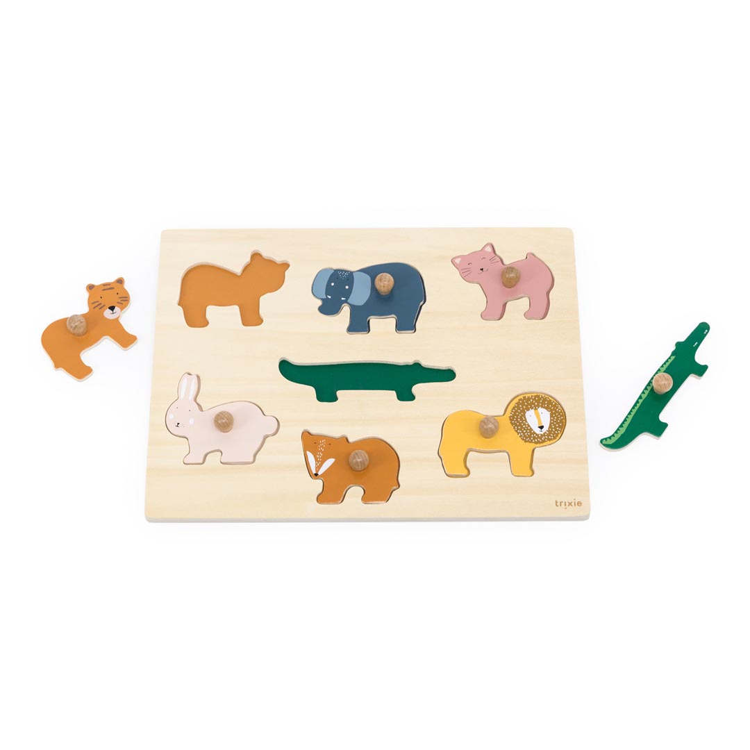 Puzzle animal en bois 7pcs  